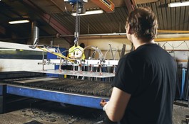 Skæring af emner i aluminium