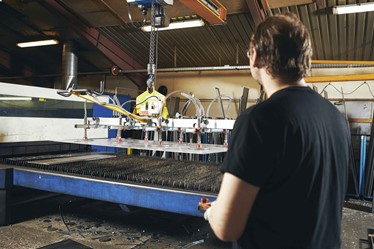 Skæring af emner i aluminium