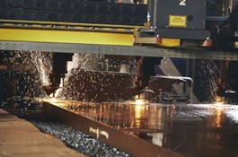 Flammeskårne og plasmaskårne emner i tykkelser på op til 200 mm