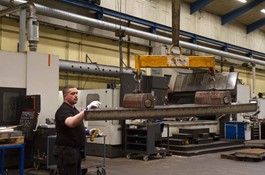 Produktion af flange