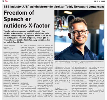 Feedom of Speech er nutidens X-factor