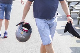 Det er hårdt at køre gokart