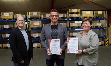 Bureau Veritas overrakte ISO 14001 og ISO 45001 certifikater til BSB Industry