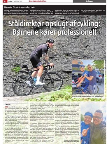 Ståldirektør Opslugt Af Cykling
