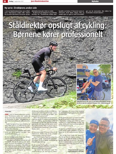 Ståldirektør Opslugt Af Cykling