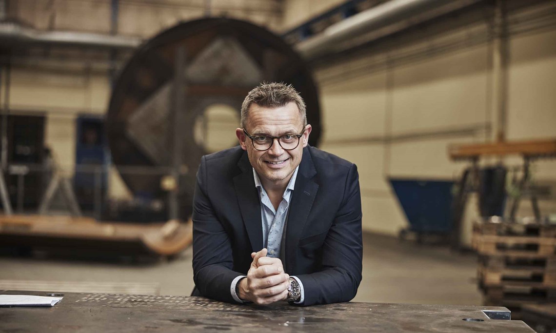 Teddy Norsgaard Jørgensen fotograferet i produktion