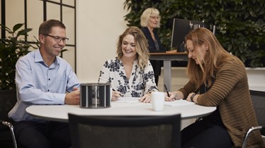 Et godt samarbejde på kontoret er altafgørende i BSB Industry